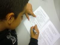 A photographer signing the contract